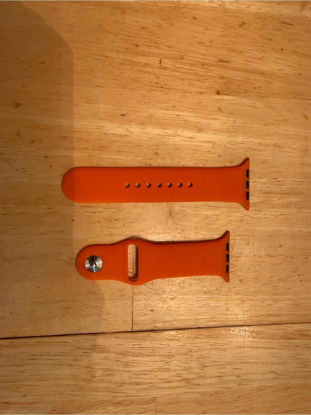 Orange Silicone AppleWatch Band